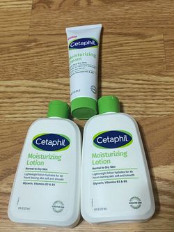 3 Cetaphil Moisturizing Lotion and Cream