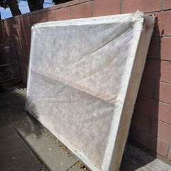 Queen bed base wood frame