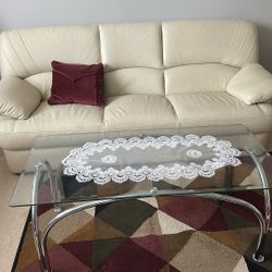 3-Piece Sofa Set With Tables/Lamps Included
