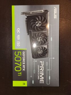 5070 Ti Prime OC Brand New Sealed 