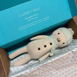 Brand New - Cuddle & Kind spruce the snowman 20"