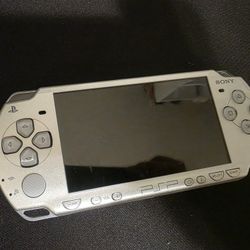 Playstation Psp 2000 Silver Video Game Console Parts Console 