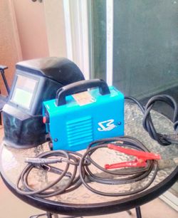 DC welder with automatic welding mask