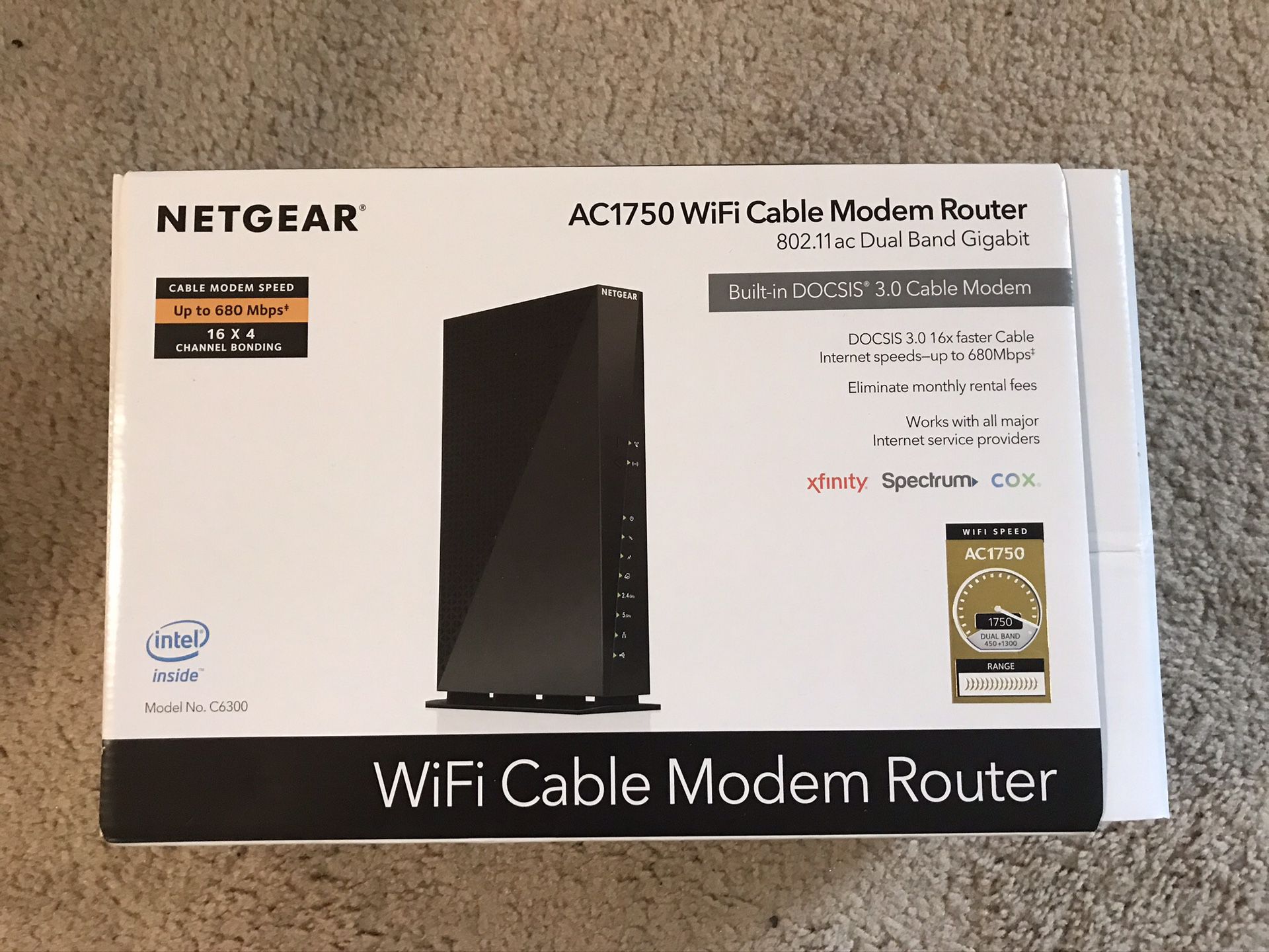 Netgear modem-router combo