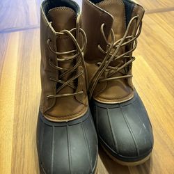 Men's Snow Boots Northside Lewiston Insulated Waterproof Leather Duck Boots