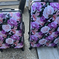 BEBE Floral Luggage Matching Set