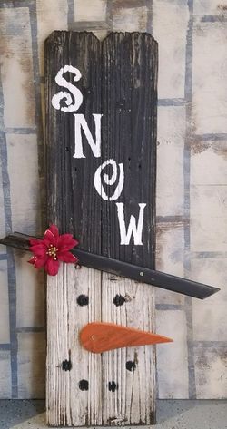 Handcrafted rustic wood signs