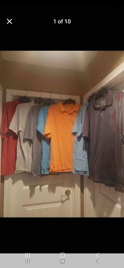 Mens size Large David Taylor shirts-Bundle/will sell separately prefer lot (7 Shirts Total)💙💚
