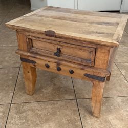 2 Wood End Tables 
