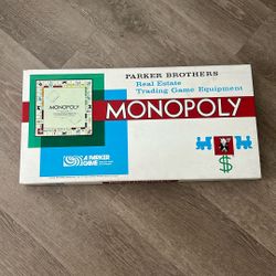 Old School Monopoly Game Board 