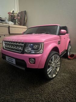 Pink Range Rover