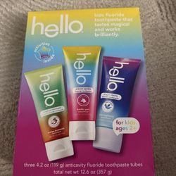 Hello kids toothpaste