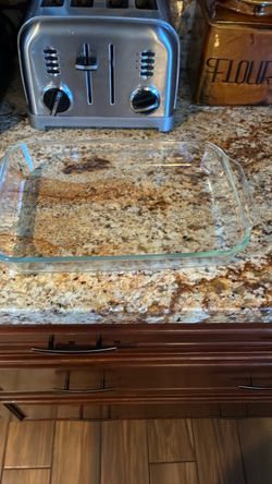 Clear Glass Rectangular Baking Dish