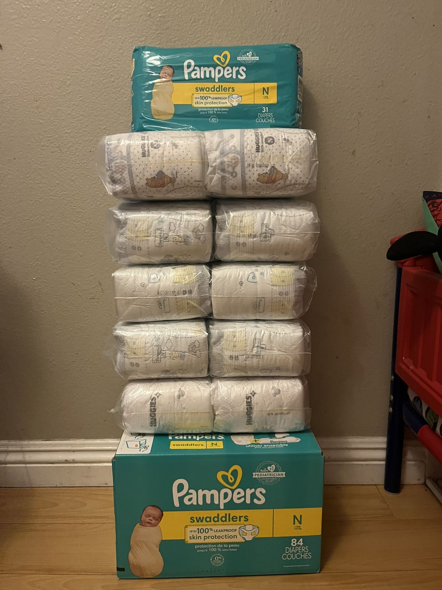 Pampers Huggies Newborn Bundle 