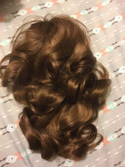 Synthetic hair ponytail drawstring extension