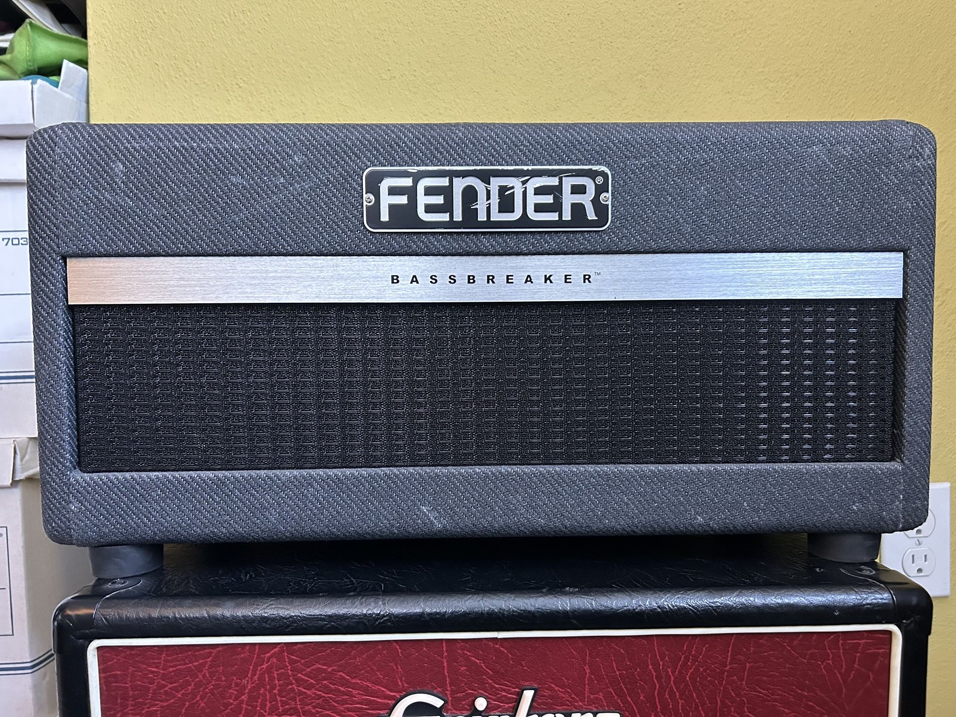 Fender Bassbreaker 15 head and Epiphone Valve jr Cab