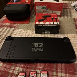 Nintendo Switch 2 with extras
