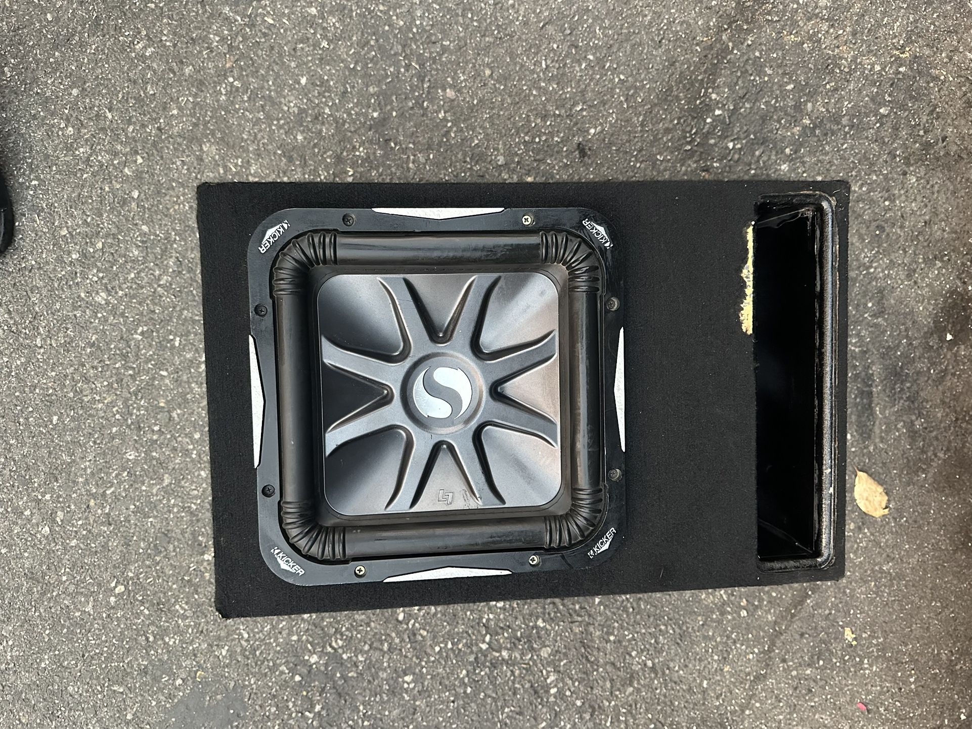 Kicker L7 12” Sub In Custom Ported Box
