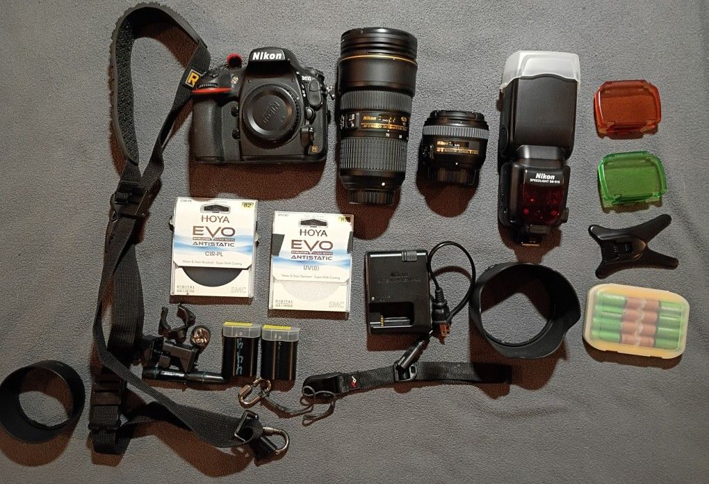 Nikon D810 Body and Lenses ( individually priced)