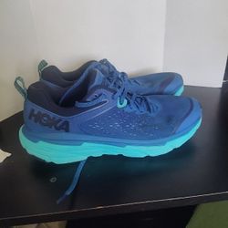 Hoka One One Challenger ATR 6 Men's Blue Aqua Trail Running Shoes Size 8.5D