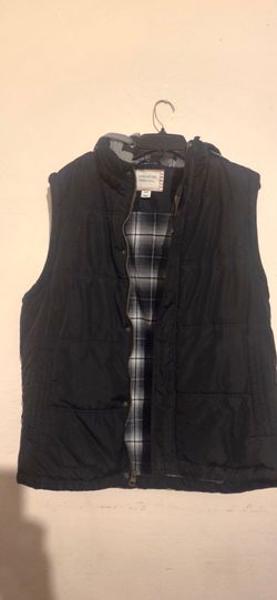 American Threads Black Quilted Puffer Vest