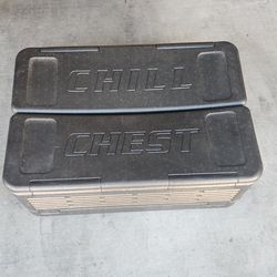 Brand New As Seen on Tv Chill Ice Collapsible Cooler Foam Chest 64 Liters 17"D x17"W X 9.5"H