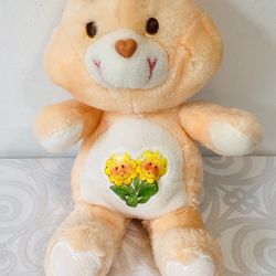 Vintage FRIEND BEAR CARE BEAR 1983 Plush 13" Kenner EUC