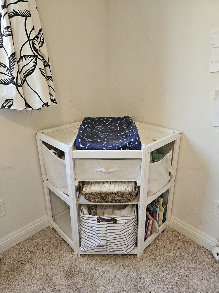 Corner Diaper Changing Table
