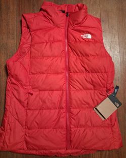 Adult Size Large New Tags The North Face 550 Puffer Vest Red Warm