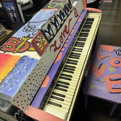 🎹 Wooden Piano – $60 (Must Go ASAP!)