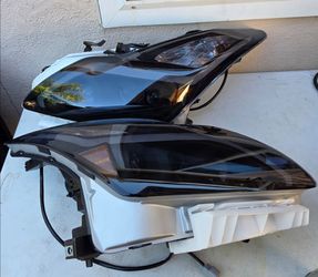 08-15 Infiniti G37 Q60 LED DRL Projector Headlights Luces Focos Micas Faros Faroles Headlamps