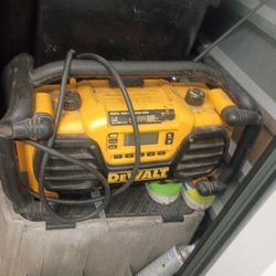 DeWalt charger radio