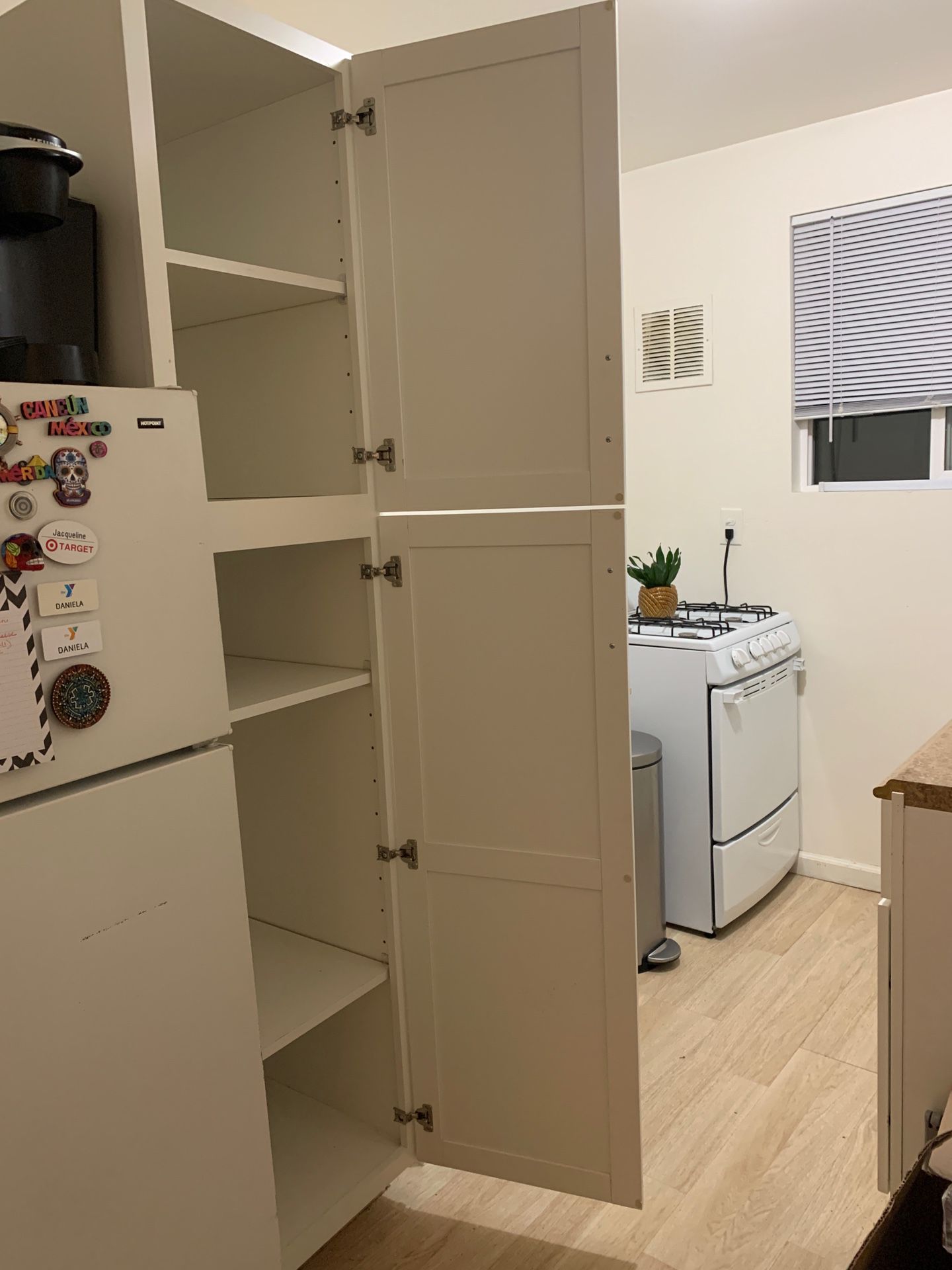 White storage cabinet / closet