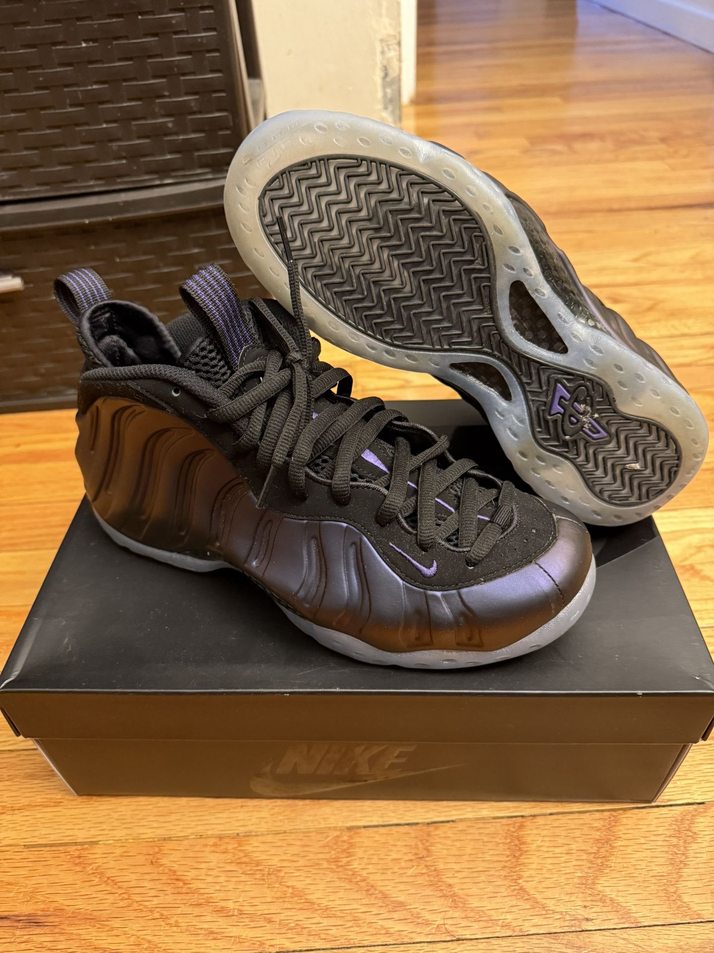 Nike Foamposite Eggplant SZ 9