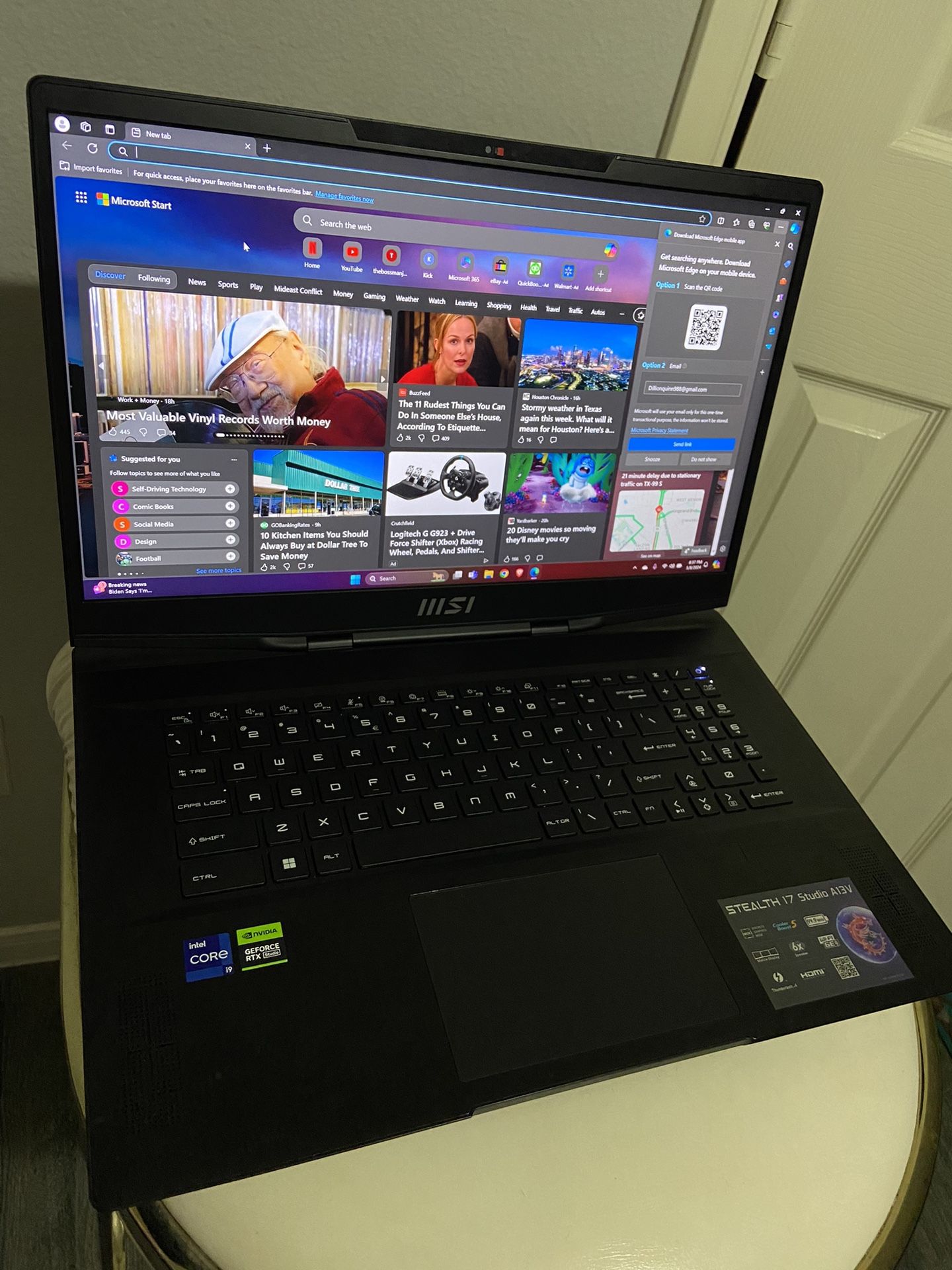 4080 MSI Gaming laptop