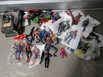 Marvel Legends and others action figure collection Spider Man