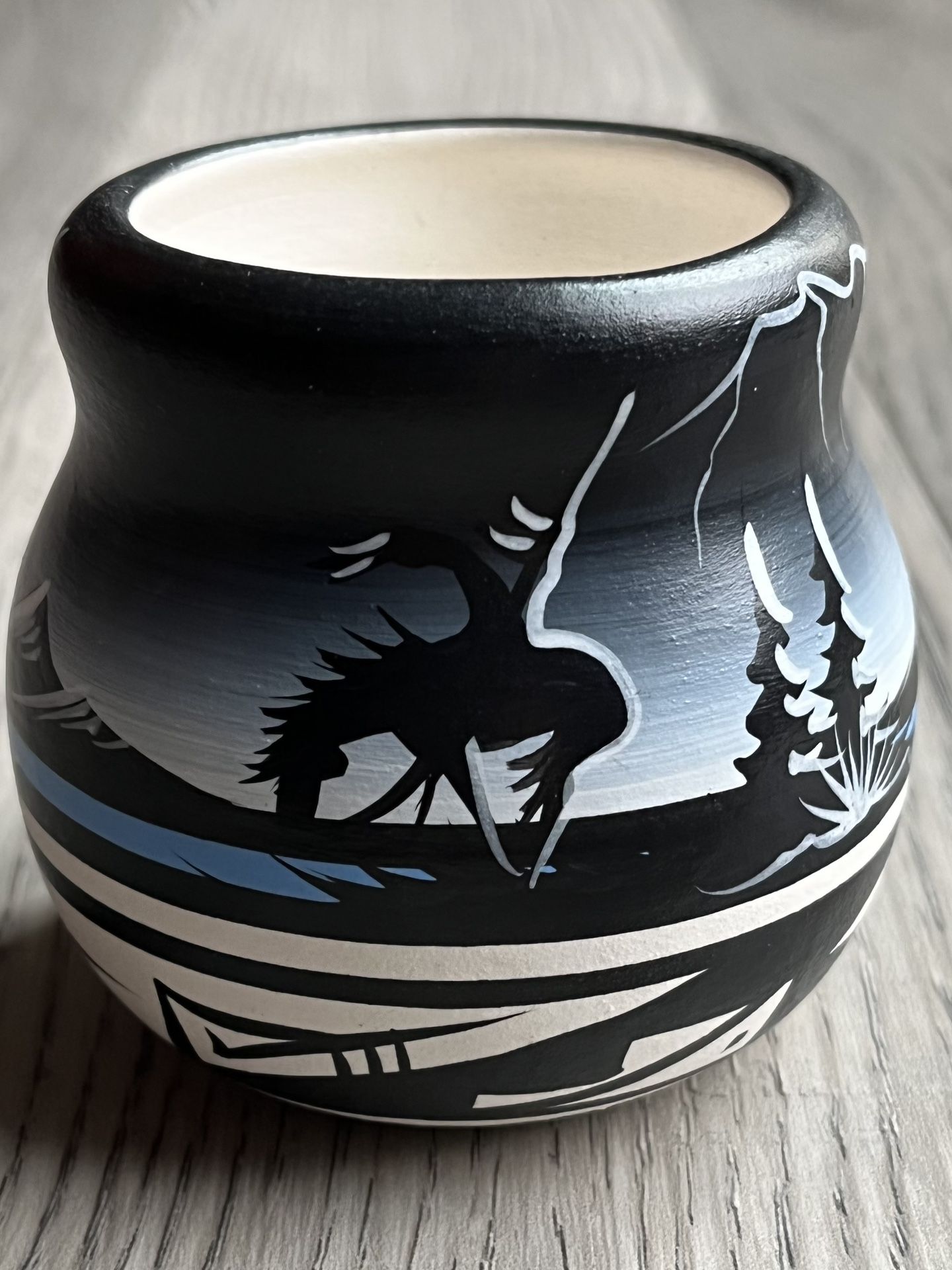 Handmade Navajo Pottery Cedar Mesa Signed By Artist