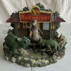 Budweiser Ferret Takes Center Stage Figurine
