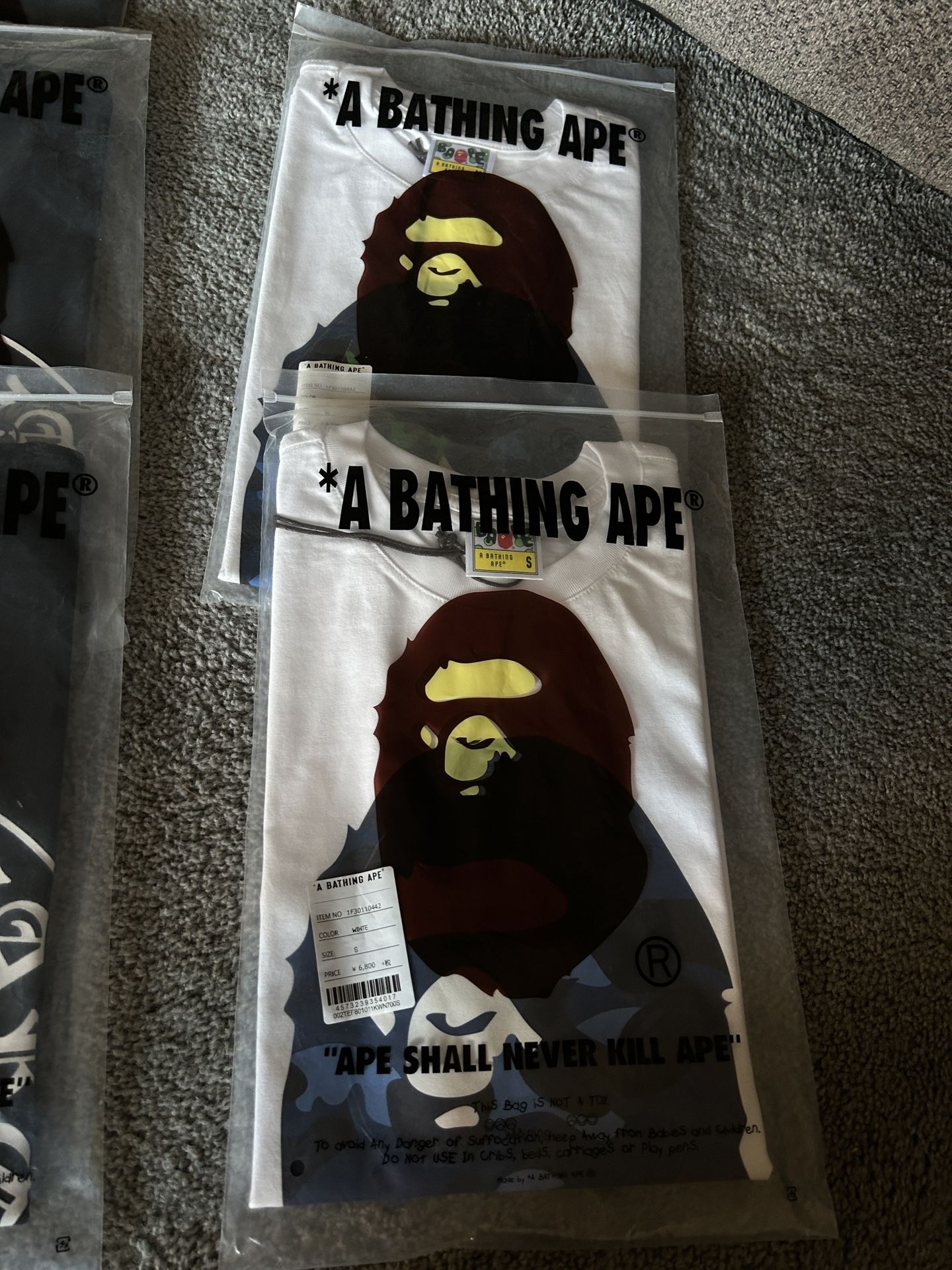Blue /White Bape Shirt
