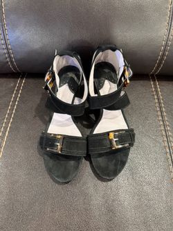 Beautiful Black Suede Shoes 