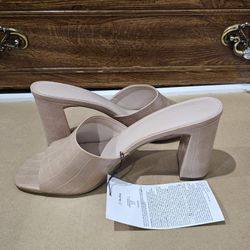 NWT❗️The Drop Women's Pattie High Block Heel Mules Size 11