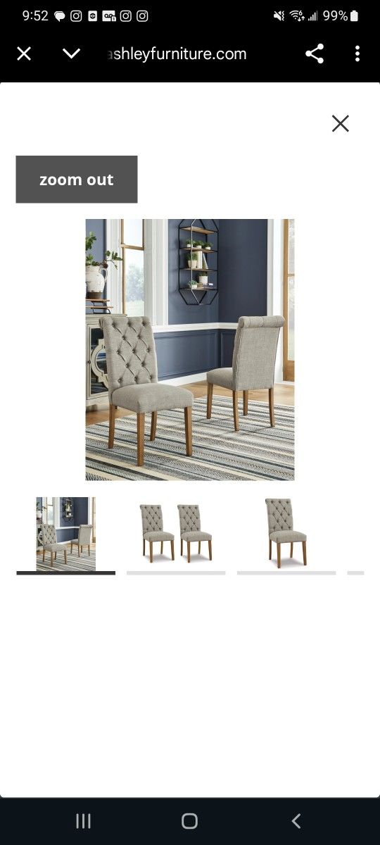 Ashlee Furniture Set Of 4 Chairs