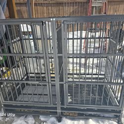 XXL heavy-duty dog ​​cage for energetic dogs