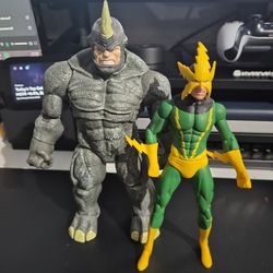 Marvel select rhino and electro