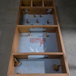 Vintage Wooden SKITTLES game