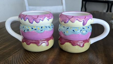 Donut Mug Set – Adorable Room Essentials Ceramic Mugs! 🍩☕