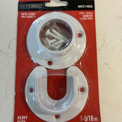 Heavy Duty Metal Closet Pole Sockets- 1-5/16”