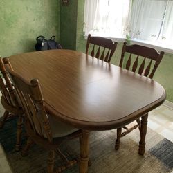 Kitchen table with chairs