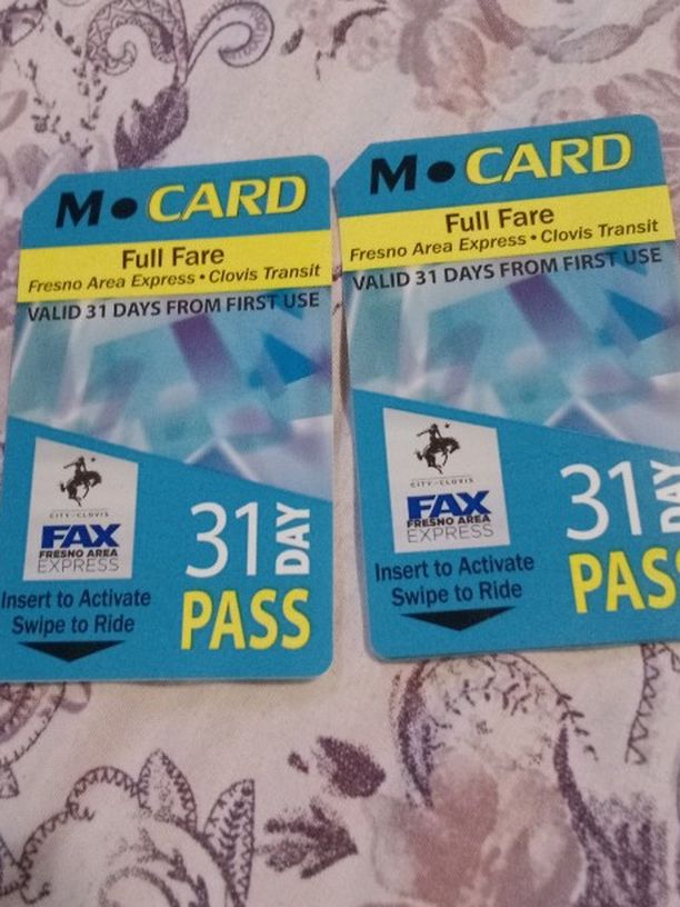 2 Bus Passes