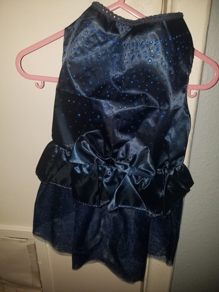 Blue Fancy Dog Dress